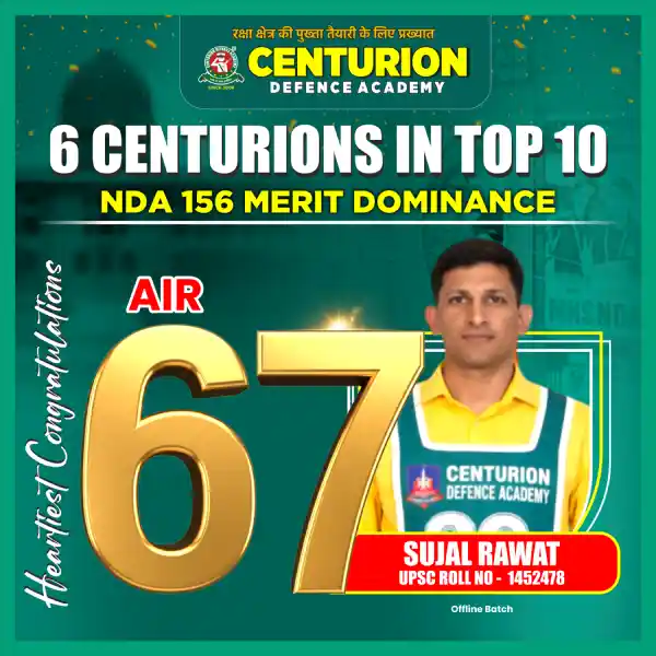 Centurion Defence Academy Selections NDA 156