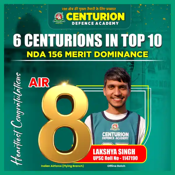 Centurion Defence Academy Selections NDA 156